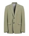 Ami Alexandre Mattiussi Man Blazer Sage Green Size 42 Viscose, Wool In Sage Green