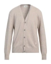 Ami Alexandre Mattiussi Man Cardigan Beige Size Xl Cashmere, Wool