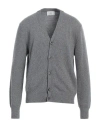 Ami Alexandre Mattiussi Ami Paris De Coeur Cardigan In Grey