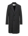 Ami Alexandre Mattiussi Man Coat Lead Size 42 Wool, Polyester, Cotton In Grey