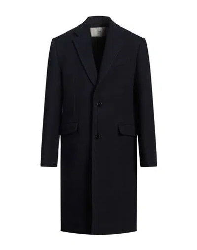 Ami Alexandre Mattiussi Man Coat Midnight Blue Size 42 Virgin Wool