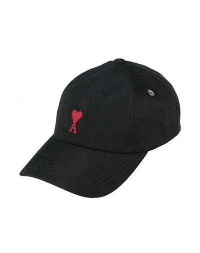 Ami Alexandre Mattiussi Man Hat Black Size Onesize Cotton