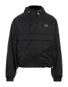 Ami Alexandre Mattiussi Man Jacket Black Size L Polyamide, Cotton In Black