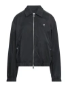 Ami Alexandre Mattiussi Ami Paris Long-sleeved Zipped Jacket In Black