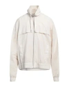 Ami Alexandre Mattiussi Man Jacket Ivory Size Xxl Polyamide In White