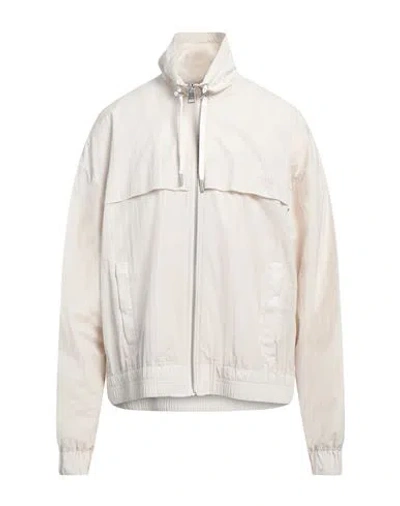 Ami Alexandre Mattiussi Man Jacket Ivory Size Xxl Polyamide In White