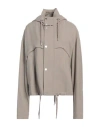 Ami Alexandre Mattiussi Man Jacket Khaki Size L Viscose, Virgin Wool In Beige
