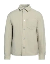 Ami Alexandre Mattiussi Man Jacket Sage Green Size S Polyamide In Sage Green