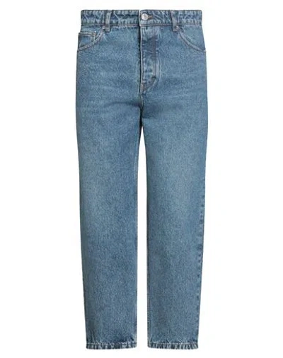 Ami Alexandre Mattiussi Man Jeans Blue Size 34 Cotton