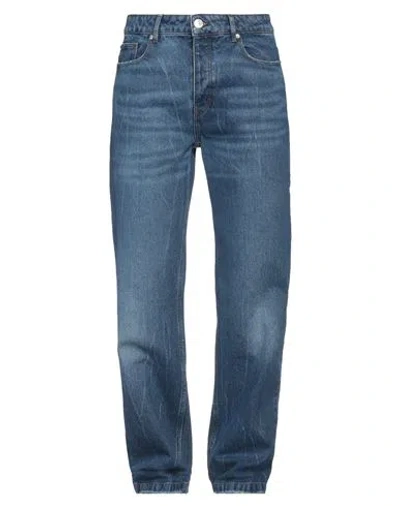 Ami Alexandre Mattiussi Man Jeans Blue Size 34 Cotton