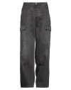 Ami Alexandre Mattiussi Man Jeans Charcoal Size 34 Cotton