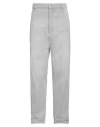 Ami Alexandre Mattiussi Man Jeans Grey Size 34 Cotton In Gray