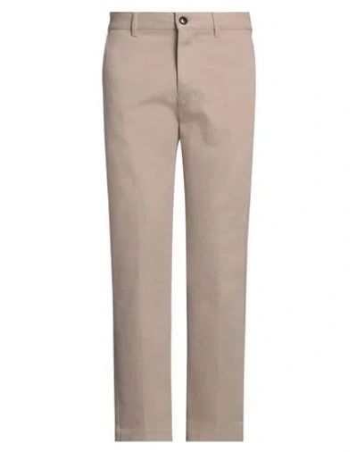 Ami Alexandre Mattiussi Man Jeans Taupe Size L Cotton In Grey