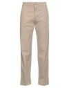 Ami Alexandre Mattiussi Man Pants Beige Size L Cotton