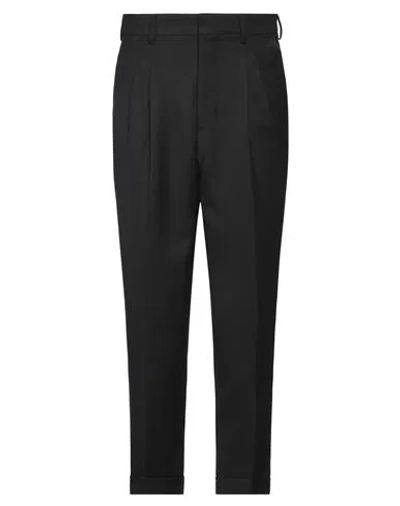 Ami Alexandre Mattiussi Man Pants Black Size 26 Polyester, Virgin Wool