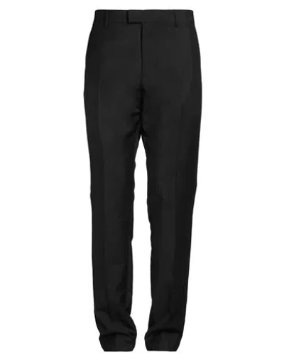 Ami Alexandre Mattiussi Man Pants Black Size 34 Mohair Wool, Wool
