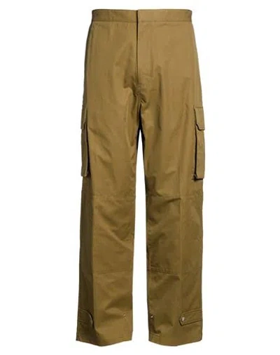Ami Alexandre Mattiussi Man Pants Khaki Size Xl Cotton In Green