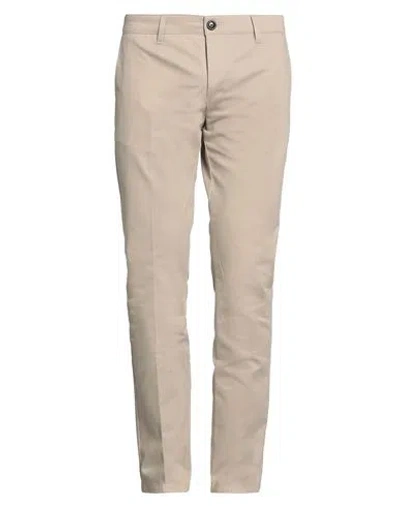 Ami Alexandre Mattiussi Man Pants Khaki Size Xl Cotton In Beige