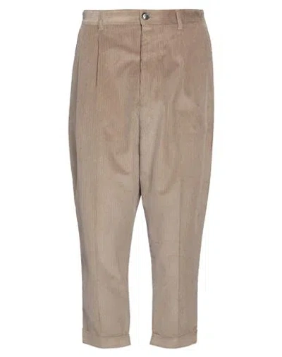 Ami Alexandre Mattiussi Man Pants Khaki Size Xl Cotton In Gold