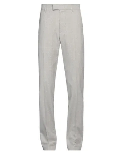 Ami Alexandre Mattiussi Man Pants Light Grey Size 26 Virgin Wool In Gray