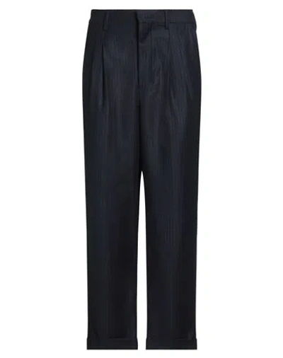 Ami Alexandre Mattiussi Pinstriped Tailored Cropped Trousers In 477