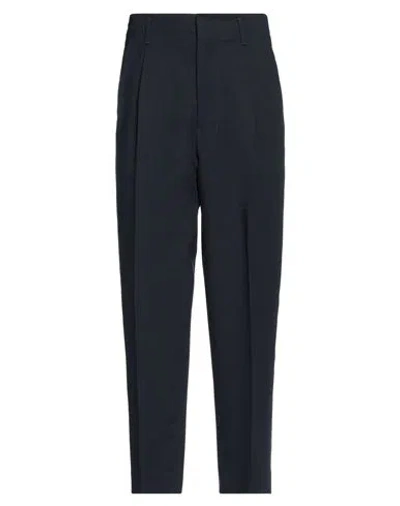 Ami Alexandre Mattiussi Man Pants Midnight Blue Size 24 Virgin Wool