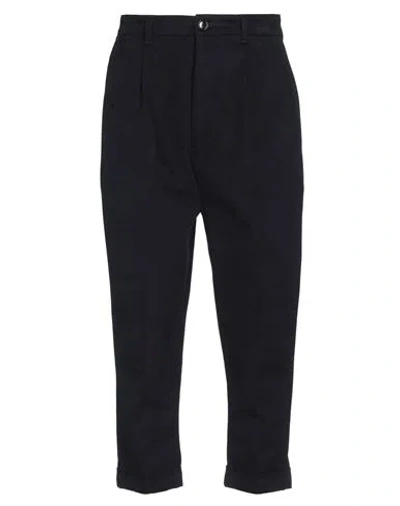 Ami Alexandre Mattiussi Man Pants Midnight Blue Size L Cotton In Navy Blue