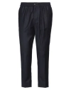 Ami Alexandre Mattiussi Man Pants Midnight Blue Size L Virgin Wool In Blue