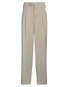 Ami Alexandre Mattiussi Woman Pants Taupe Size 10 Viscose, Wool In Grey
