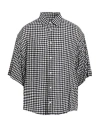 Ami Alexandre Mattiussi Man Shirt Black Size S Viscose