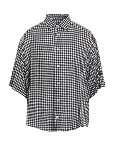 Ami Alexandre Mattiussi Man Shirt Black Size S Viscose