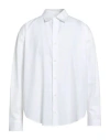 Ami Alexandre Mattiussi Man Shirt White Size M Cotton