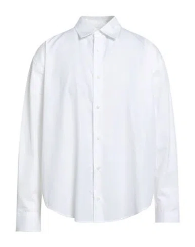 Ami Alexandre Mattiussi Man Shirt White Size M Cotton