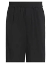 Ami Alexandre Mattiussi Man Shorts & Bermuda Shorts Black Size L Cotton In Black
