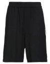 Ami Alexandre Mattiussi Man Shorts & Bermuda Shorts Black Size L Viscose, Wool In Black