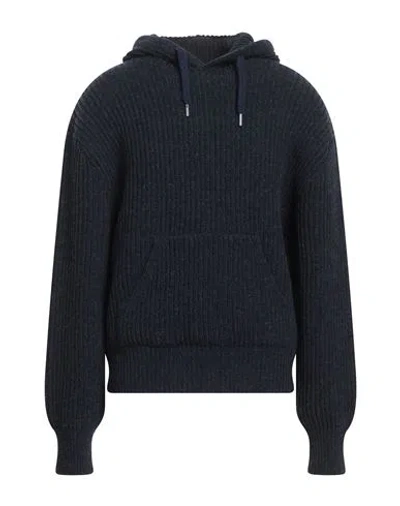 Ami Alexandre Mattiussi Man Sweater Midnight Blue Size L Virgin Wool
