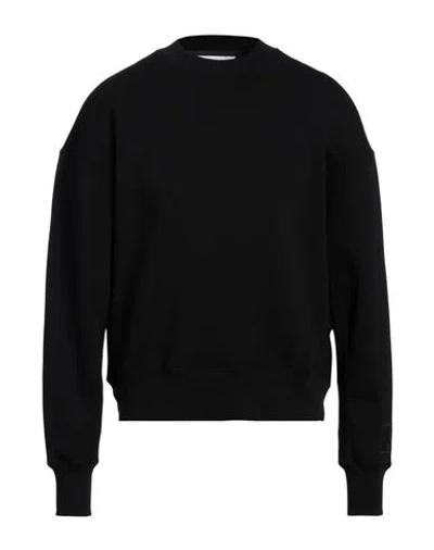 Ami Alexandre Mattiussi Man Sweatshirt Black Size S Organic Cotton, Recycled Polyamide
