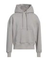 Ami Alexandre Mattiussi Man Sweatshirt Grey Size L Cotton, Recycled Polyester
