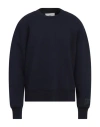 Ami Alexandre Mattiussi Man Sweatshirt Midnight Blue Size Xl Organic Cotton, Recycled Polyamide