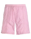 Ami Alexandre Mattiussi Man Swim Trunks Pink Size L Polyamide