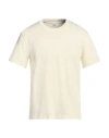 Ami Alexandre Mattiussi Man T-shirt Ivory Size S Organic Cotton In White