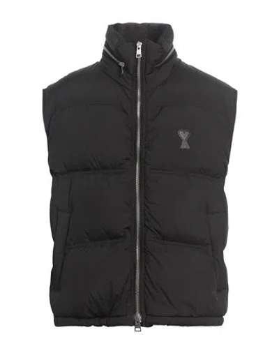 Ami Alexandre Mattiussi Man Vest Black Size L Polyamide