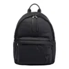 Ami Alexandre Mattiussi Ami Backpack Bag In Smooth Black Polyamide In Black
