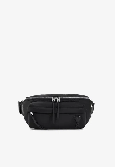 Ami Alexandre Mattiussi Marcel Belt Bag In Black