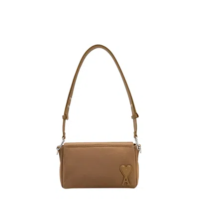 Ami Alexandre Mattiussi Marcel Lunch Box Bag In Nude