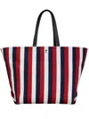 Ami Alexandre Mattiussi Maxi La Plage East West Ami Shopping Bag In Red