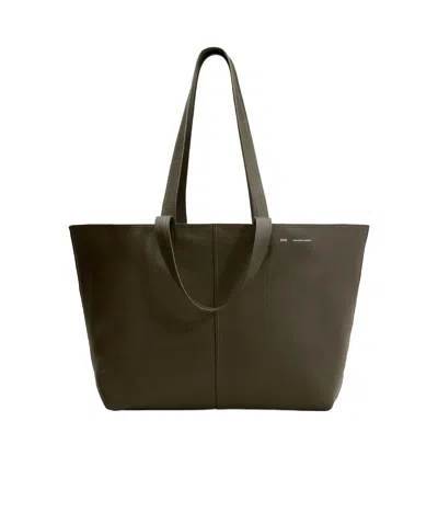 Ami Alexandre Mattiussi Medium One-shoulder Handbag In Black