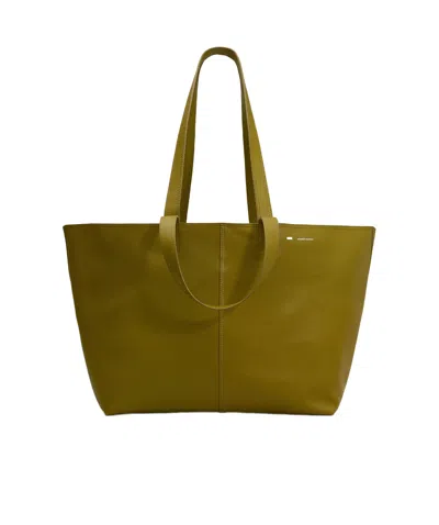 Ami Alexandre Mattiussi Medium One-shoulder Handbag In Brown