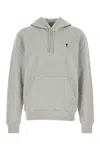 Ami Alexandre Mattiussi Ami Paris Ami Paris Grey Cotton Ami De Coeur Hoodie In Gray