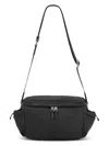 Ami Alexandre Mattiussi Black Ami De Coeur Messenger Bag Black In Black